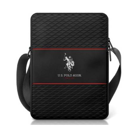 USPA TABLET BAG 8 STRIPEDH BLACK