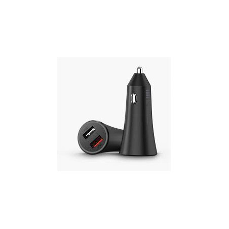 "Mi 37W Dual-Port Car Charger - Fast Charging, Compact Design"