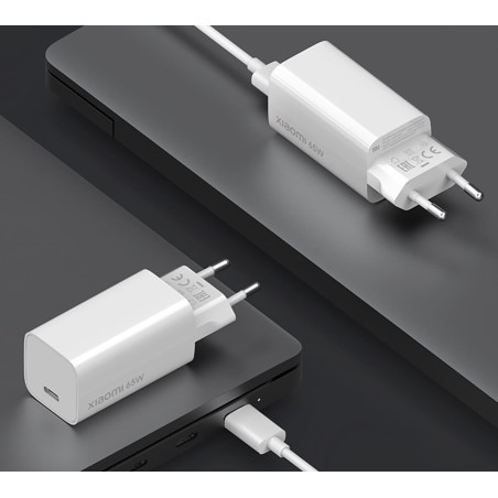 Supercharge Your Devices with Xiaomi 65W GaN Charger (Type-A + Type-C) EU | Tawasul Libya