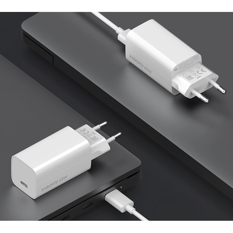 Supercharge Your Devices with Xiaomi 65W GaN Charger (Type-A + Type-C) EU | Tawasul Libya