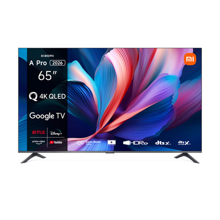 Xiaomi TV A Pro 65" (2026) Black | 4K Ultra HD Smart TV with Android & Premium Sound