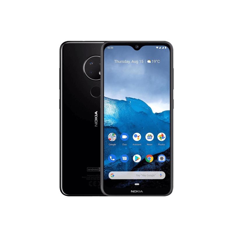Nokia 6.2 Black : 4GB RAM, 128GB Storage - Triple Camera and Sleek Design | Tawasul Libya