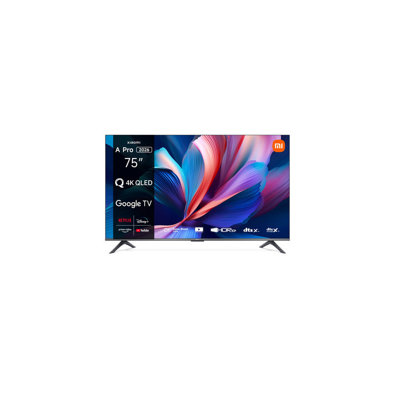 Xiaomi TV A Pro 75″ (2026) Black | 4K Ultra HD Smart TV with Dolby Atmos