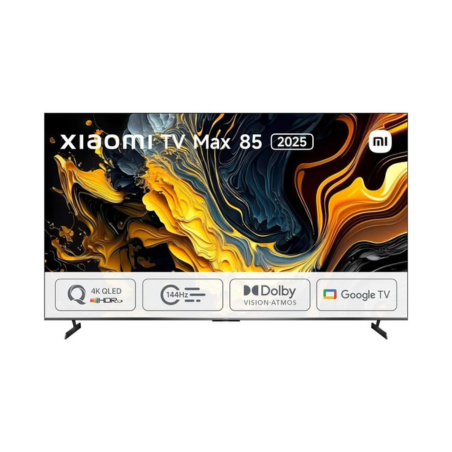 Xiaomi TV Max 85 2025 - تلفزيون ذكي 85 بوصة بدقة 4K مع Dolby Vision | أسود