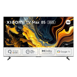 Xiaomi TV Max 85 2025 - تلفزيون ذكي 85 بوصة بدقة 4K مع Dolby Vision | أسود