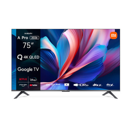 Xiaomi TV A Pro 75″ (2026) Black | 4K Ultra HD Smart TV with Dolby Atmos