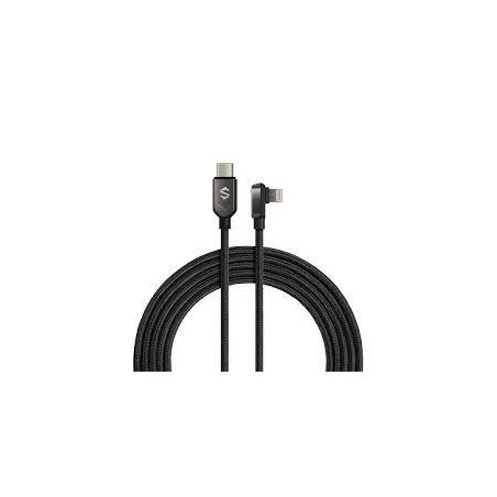 "BS-Right Ang. Lightning to USB-C Cable - 60 Chars."