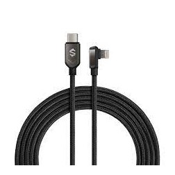 "BS-Right Ang. Lightning to USB-C Cable - 60 Chars."