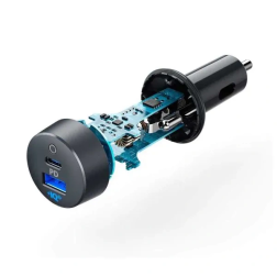 Anker PowerDrive Classic PD Car Charger with USB-C to Lightning Cable | Tawasul Libya